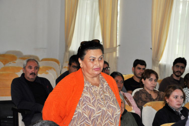 Gürgən qəsəbəsinin sakinləri ilə növbəti səyyar görüş keçirildi