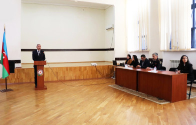 Narkomaniya ilə mübarizə, erkən nikah və kibertəhlükəsizlik mövzuları üzrə ümumtəhsil müəssisələrində maarifləndirici tədbirlər həyata keçirilir