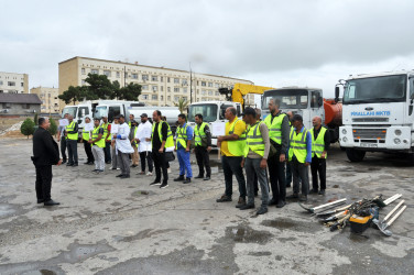 Pirallahı rayonunda mülki müdafiə məşqi keçirilib