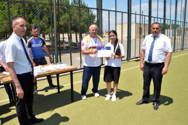 Pirallahı rayonunda "15 İyun - Milli Qurtuluş Günü" nə həsr olunmuş məktəbli qızlar arasında minifutbol üzrə turnir keçirilib