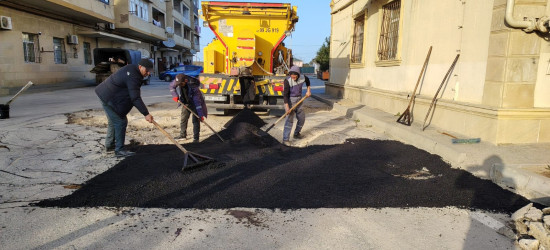 Pirallahı rayonunda “Şəhərsalma və Memarlıq İli” çərçivəsində abadlıq-quruculuq işləri davam edir
