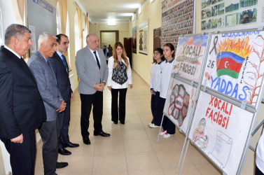 Pirallahı rayonunda Xocalı Soyqırımının 34-cü ildönümünə həsr olunmuş anım tədbiri keçirildi