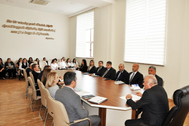 Rəqəmsal xidmətlərdən və “Mygov” platformasından istifadənin  təşviqi ilə bağlı maarifləndirmə tədbiri keçirilib
